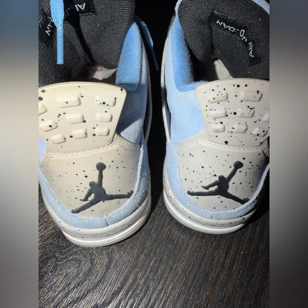 Nike Air Jordan Retro 4 IV University Blue Men's Size 9.5 - Picture 5 of 7
